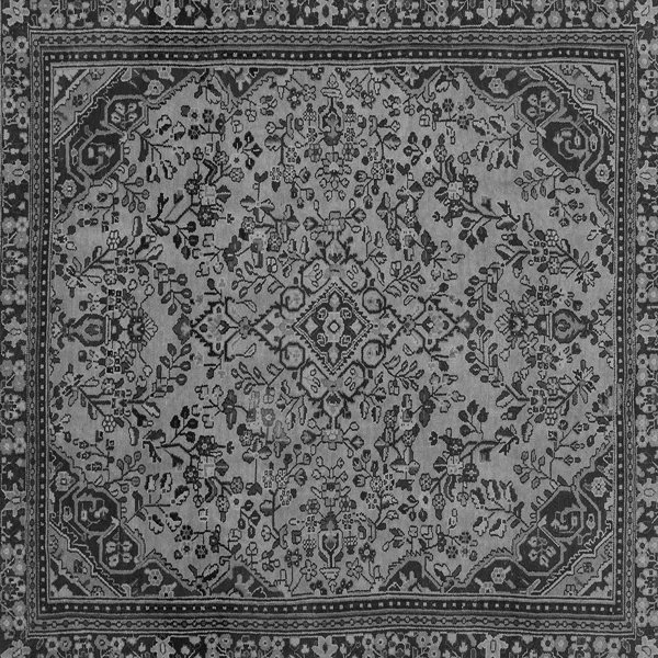 Fleur De Lis Living Nikolas Light Gray/Black Rug Wayfair